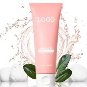 China Facial Pore Cleanser Face Wash Deep Pore Cleanser and Oil Control Lavender Oil Amino Acid Facial Cleanser on sale