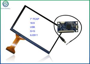 Buy cheap 7 Inch 16:9 Projected Capacitive Touch Screen With USB Interface , COB Type ILI2511 Controller product