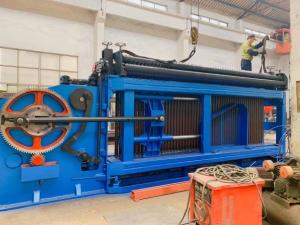 Automatic Three Twist Gabion Wire Mesh Weaving Machine Width 4.3m