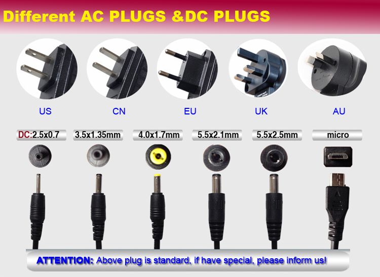 28v 2A AC DC Power Supply Adapter , Regulated AC DC Adaptor For Lcd