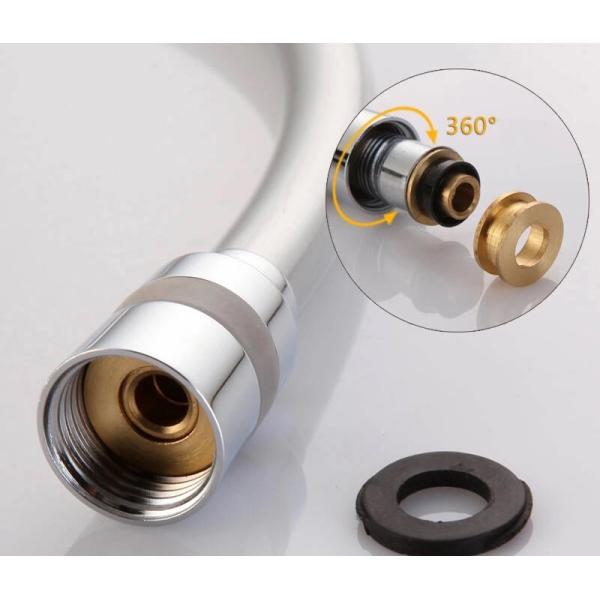 Five Layers Colourful PVC Shower Hose Explosion Proof Environmentally Friendly