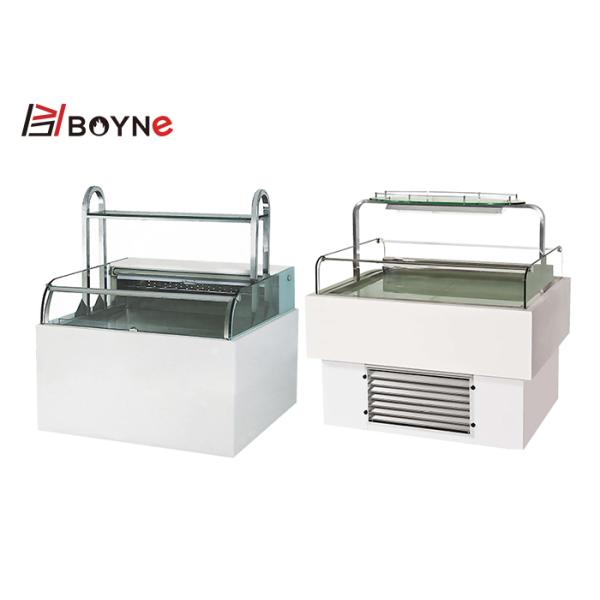 R134A Air Cooling Cake Display Case Floor Type Bakery Cabinet With Sliding Door