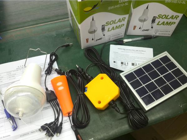 Quality Solar Lantern with torch remote control, solar lamps with Lighting Africa IEC test/ IFC lighting global for sale