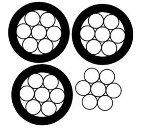 China IEC60502 Aerial Bundled Cable XLPE insulated Quadruplex Service Drop Wire on sale