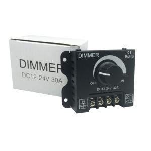 Buy cheap Brightness Stepless LED Controller Dimmer 30A For LED Monochrome Strip Light product