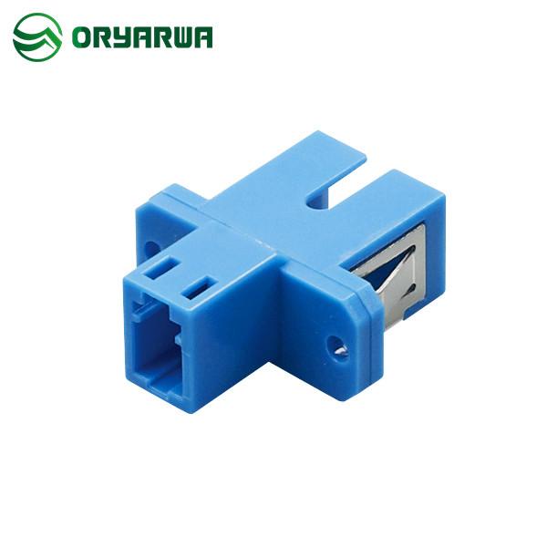 Quality Flange Simplex Fiber LC To SC Adapter Hybrid Multimode ROHS Standard for sale