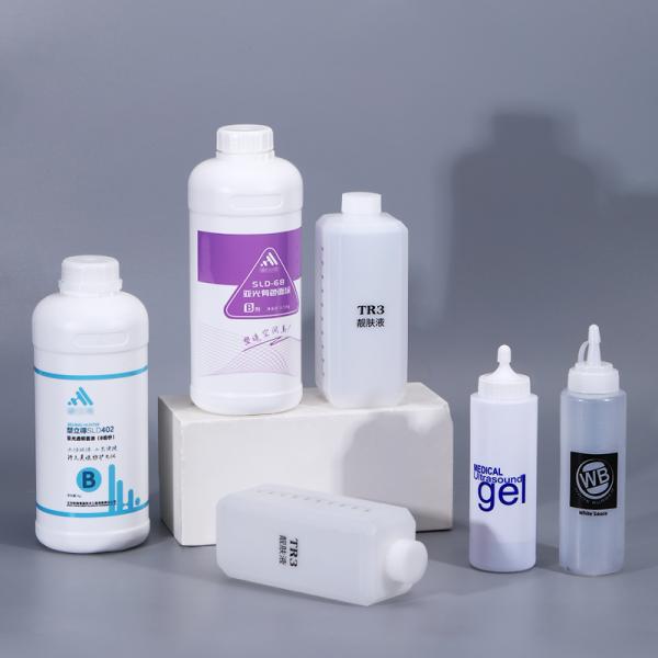 HDPE Packaging 1litre 500ml Bottle Liquid Fertilizer Plastic Chemical Custom Cylinder Container