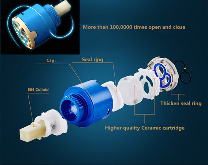Hot selling fashionable cylinder basin faucet,brass faucet for basin , faucet basin mixer