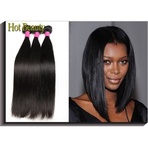 Unprocessed Brazilian Virgin Human Hair Extensions Straight Human Hair Weave