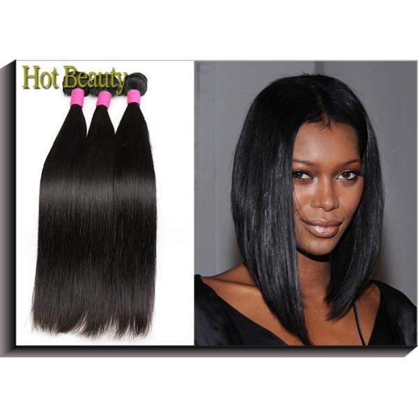 Unprocessed Brazilian Virgin Human Hair Extensions Straight Human Hair Weave