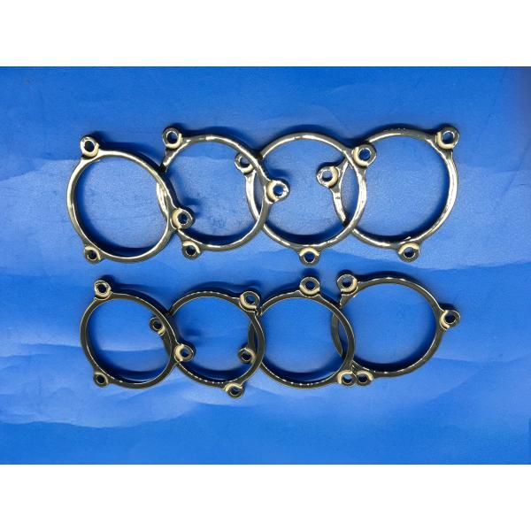High Glossy Surface Black Zirconia Ceramic Locking Ring Electrical Insulation