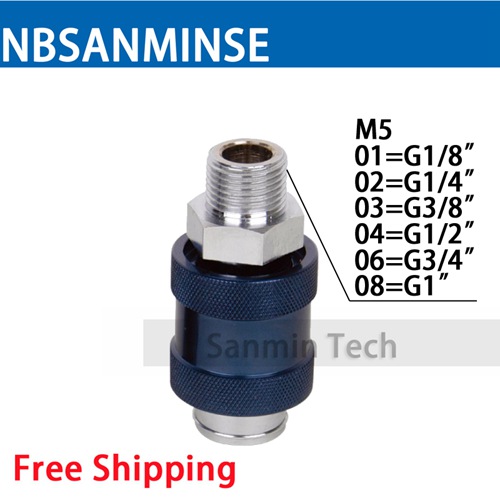 HSV Hand Sliding Fitting Slide Switches Hand Slide Valve M5 1/8 1/4 3/8 1/2 3/4 1 Pneumatic Components Female Male