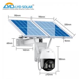 Buy cheap Solar Powered CCTV 4g Ptz Solar Camera 128GB Night Vision Solar Wireless Security Cameras product