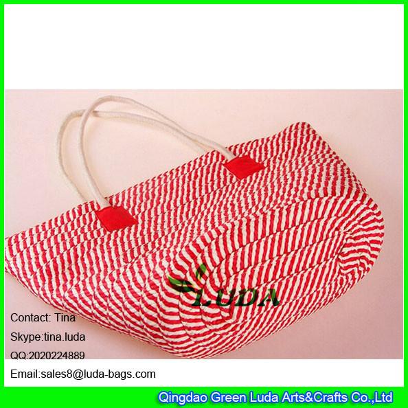 Quality LUDA 2016 new fashion paper straw handbag for sale