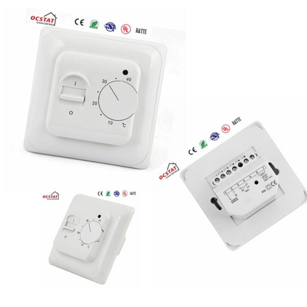 ABS Material Underfloor Heating Room Thermostat , Wireless Programmable Room Thermostat