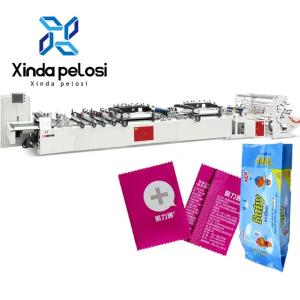 100pcs/Min Three Side Sealing Spout Pouch Making Machine For Lap Seal Pouches