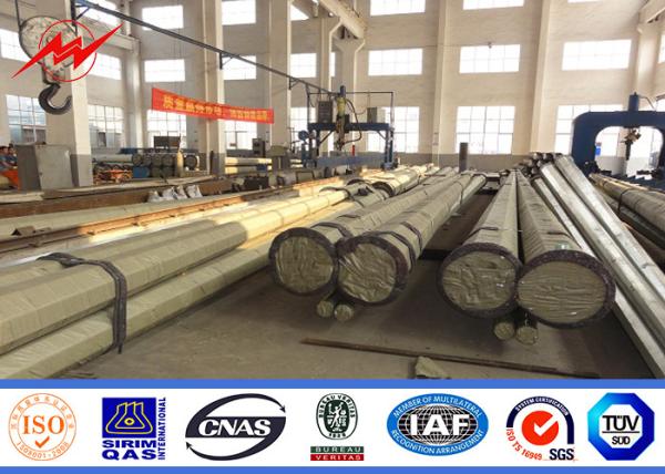 Quality 30M Ploygonal Metal Utility Poles High Voltage 132KV Transmisison Distribution Line for sale