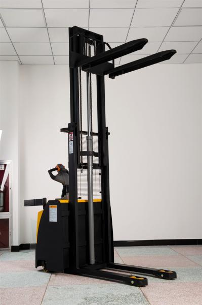Quality Wheeled Width 550mm 3000mm Fully Electric Lift Pallet Stacker for sale
