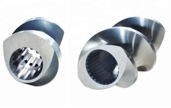 Quality High Conveying Efficiency Single Flighted Screw Element For Powder Mixed With Pellets for sale