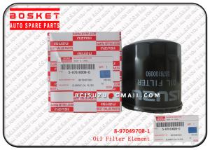 China Oil Filter Element Isuzu Filters Nkr55 4jb1 8970497081 8-97049708-1 on sale