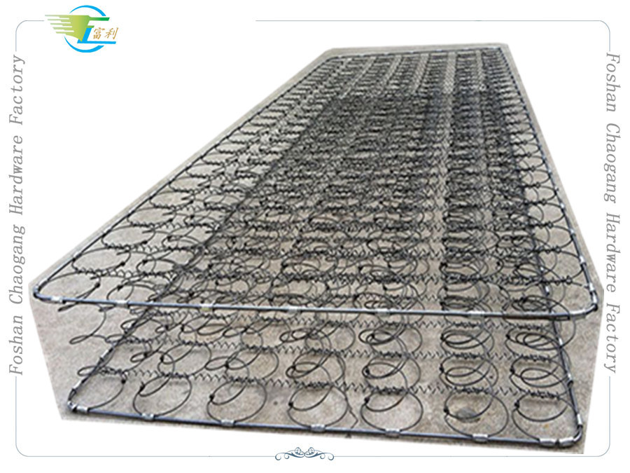 Mattress Making Bonnell Spring System with Flat Compressed Or Rolling Packing