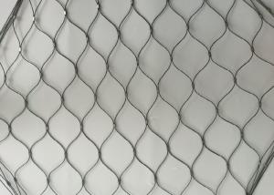 30x30mm Black Oxide Wire Rope Stainless Steel Safety Netting Customized