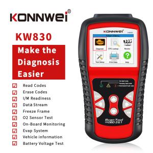 Buy cheap KONNWEI KW830 Code Reader With Live Data / Car Battery Testers Analyzers product
