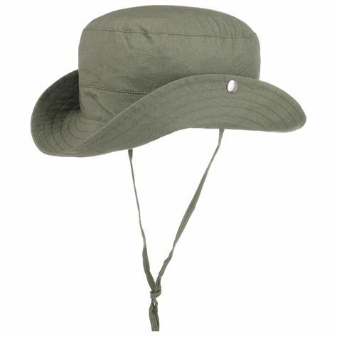 Quality Anti - Wrinkle Summer Sunshade Mens Bucket Hat With String / Cotton Sweatband for sale
