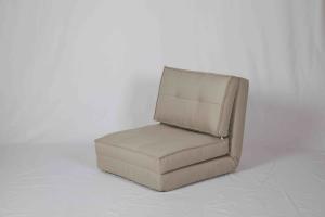 Removable Cover Convertible Single Sofa Bed For Small Rooms , Folding Couch Bed