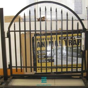 China Wrought Iron Garden Fence Panels , Galvanizing Wrought Iron Fence Gate on sale