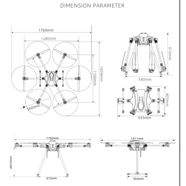 Integrated injection-molded body is sturdy and durable / Integrated power distribution board / Large space battery compartment / Provision of mounting