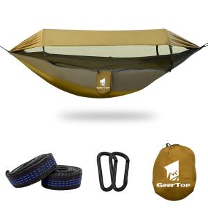 W140cm multifunction Portable Hammock With Mosquito Net