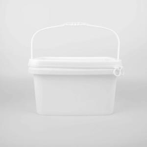 Buy cheap Ergonomic Grip 20l Square Storage Buckets With Lids Rust Resistant product