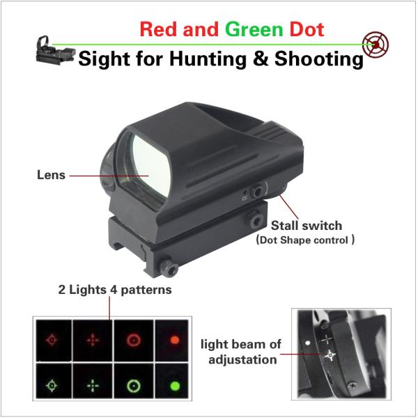 Quality red and green sight, sight for shooting, sight for hunting,Rifle Scope, Scope Mounts & Accessories, Red Dot & Laser Scop for sale