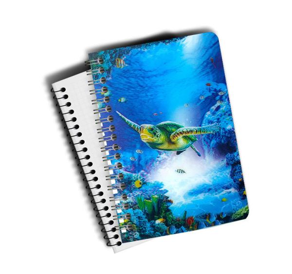 Quality Cute Souvenir Gift 3D Lenticular Notebook A4 Size Offset UV Printing for sale