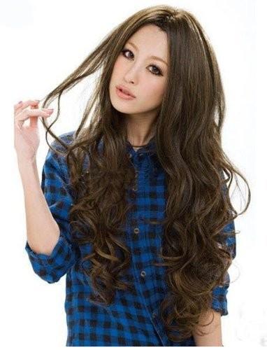 Quality Long Classical Curly Dress Party Wig for sale