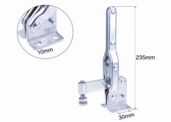 Quality 400KG 800LBS Capacity Shoemaking Insutry Vertical Handle Toggle Clamp for sale