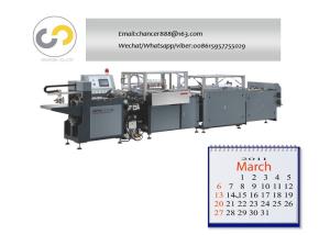 Fully automatic hardcover book binding machine for notebook, level arch file folder
