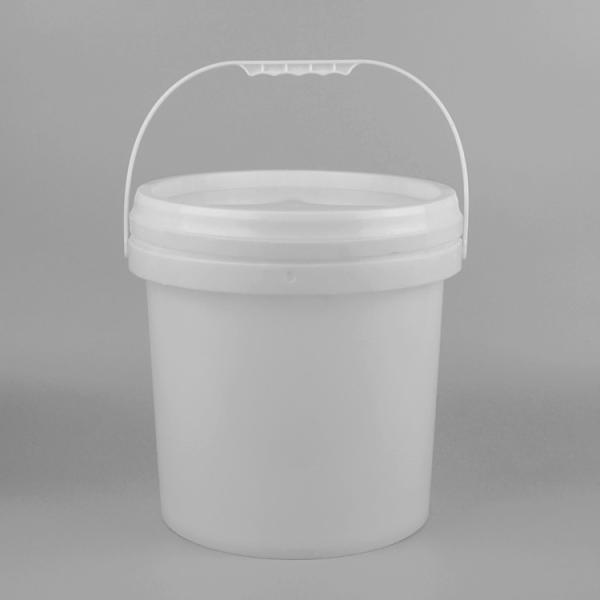 10L Food Grade Plastic Oil Bucket 3 Gallon Bucket With Spout White Round
