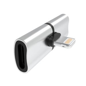 China IPhone X Adapter AUX Audio Jack Charge Adapter Car Charger ROHS Certificated on sale