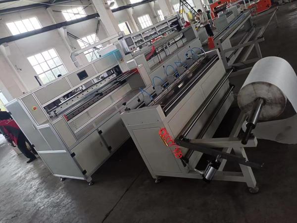 Servo Motors CNC Purifier Filter Making Machine 1050mm Width Knife Pleating