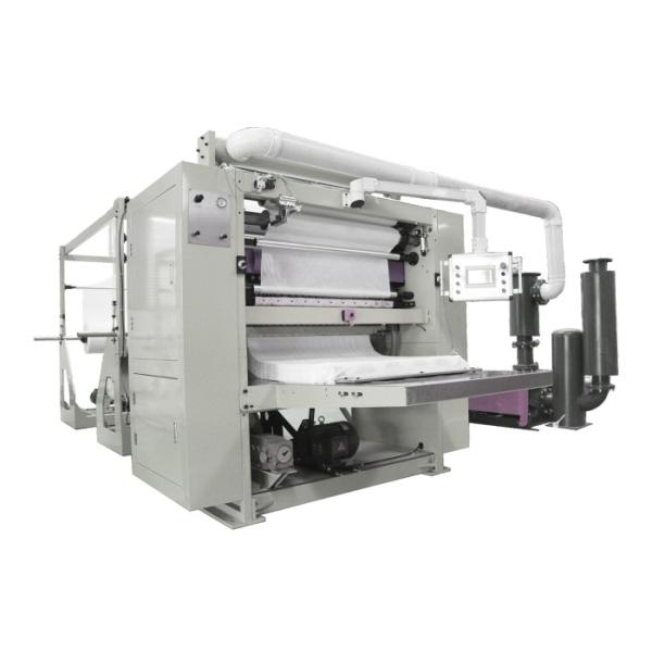 Automatic Cotton Soft Facial Tissue Folding Machine Non Woven Fabric Cotton Tissue Production Line