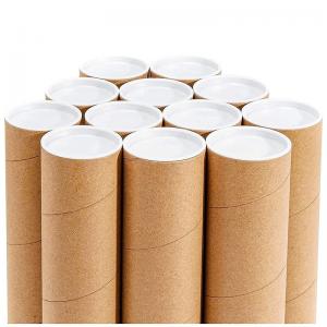China Cylinder Recycled Paper Tube Core For Mailing Poster Painting on sale