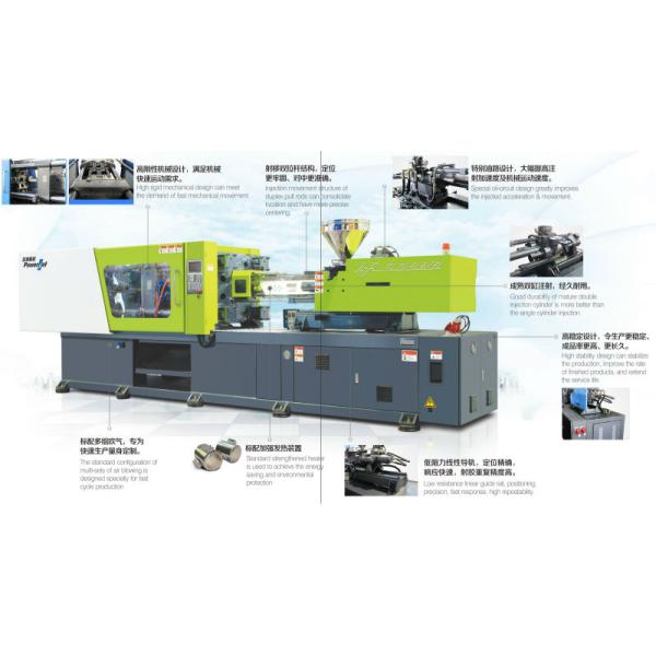 LCD Control Plastic Injection Molding Machine With Corrosion - Resisting