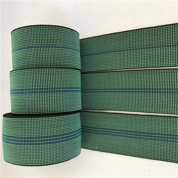 Quality 100% Polyester Upholstery Webbing For Chairs , 42g/M Patio Chair Webbing Replacement for sale