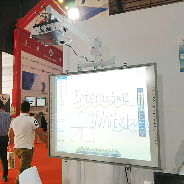 interactive whiteboard with projector