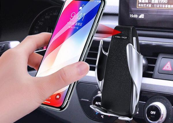 Quality Auto Clamping Smart Sensor 10W 15W QI Wireless Car Charger for sale