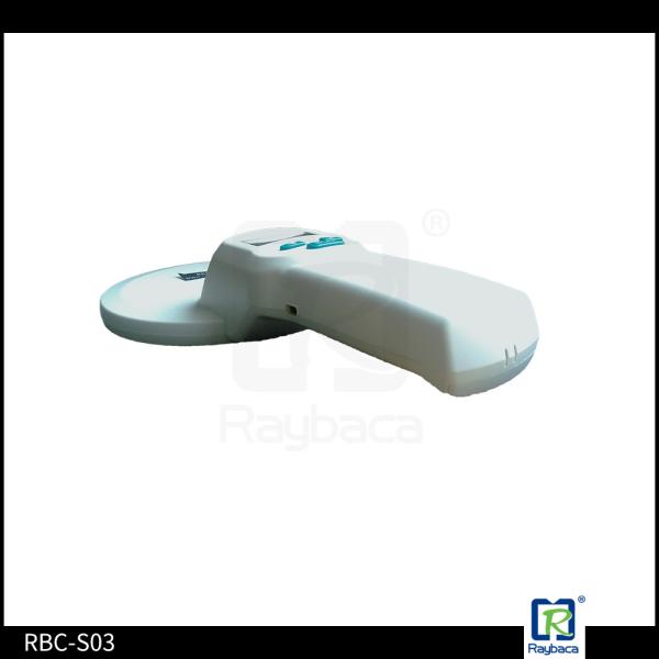Quality Cattle Sheep Handheld RFID Reader Lightweight Animal Tag Reader With OLED Display for sale