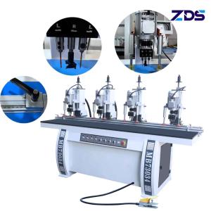 2840rpm Multi Spindle Drilling Machine Cabinet Hinge Boring Machine For Wood Work