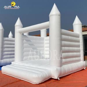 Buy cheap Indoor Inflatable Bouncy Castle White Wedding Jumping Castle Bounce House product
